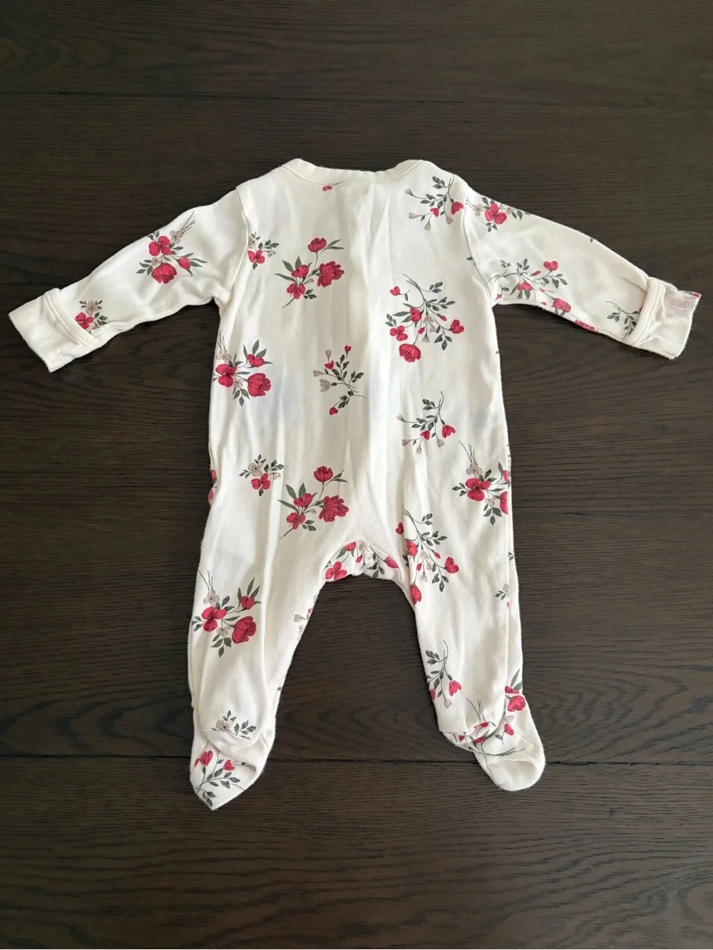 Old Navy Flower Sleep & Play Footie (0-3M)